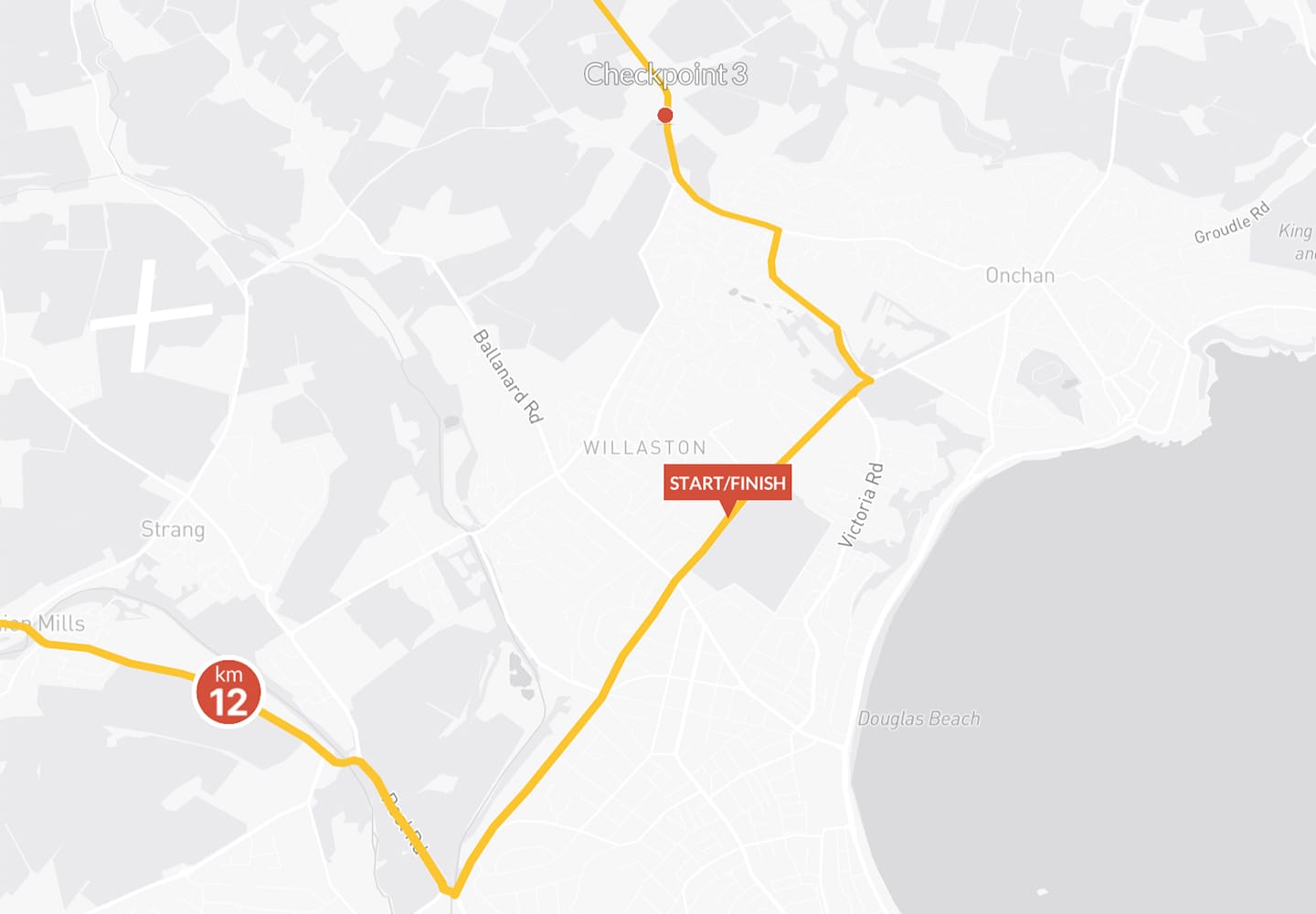 AvoMap base map style 1 — animated route preview