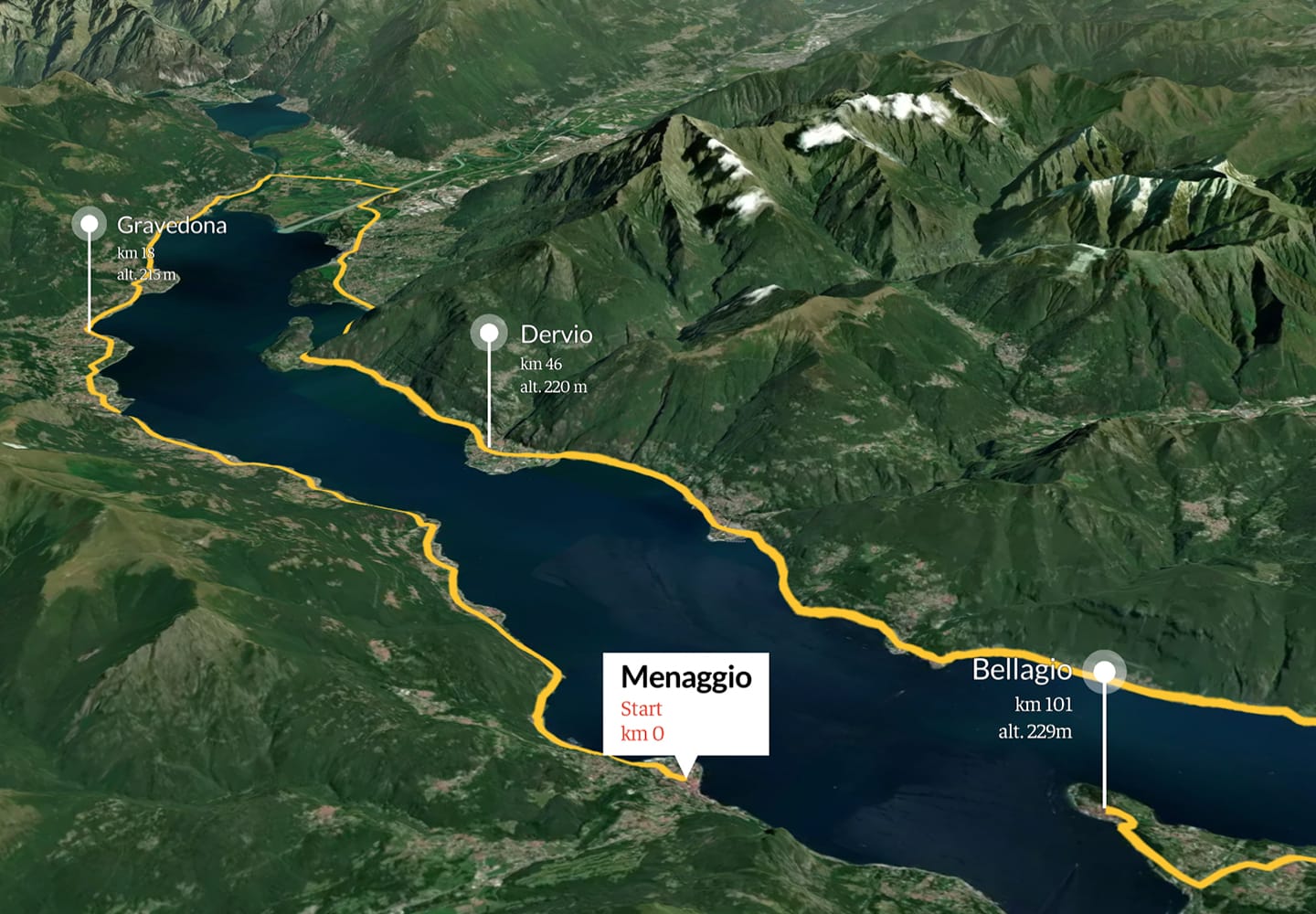 AvoMap base map style 5 — animated route preview