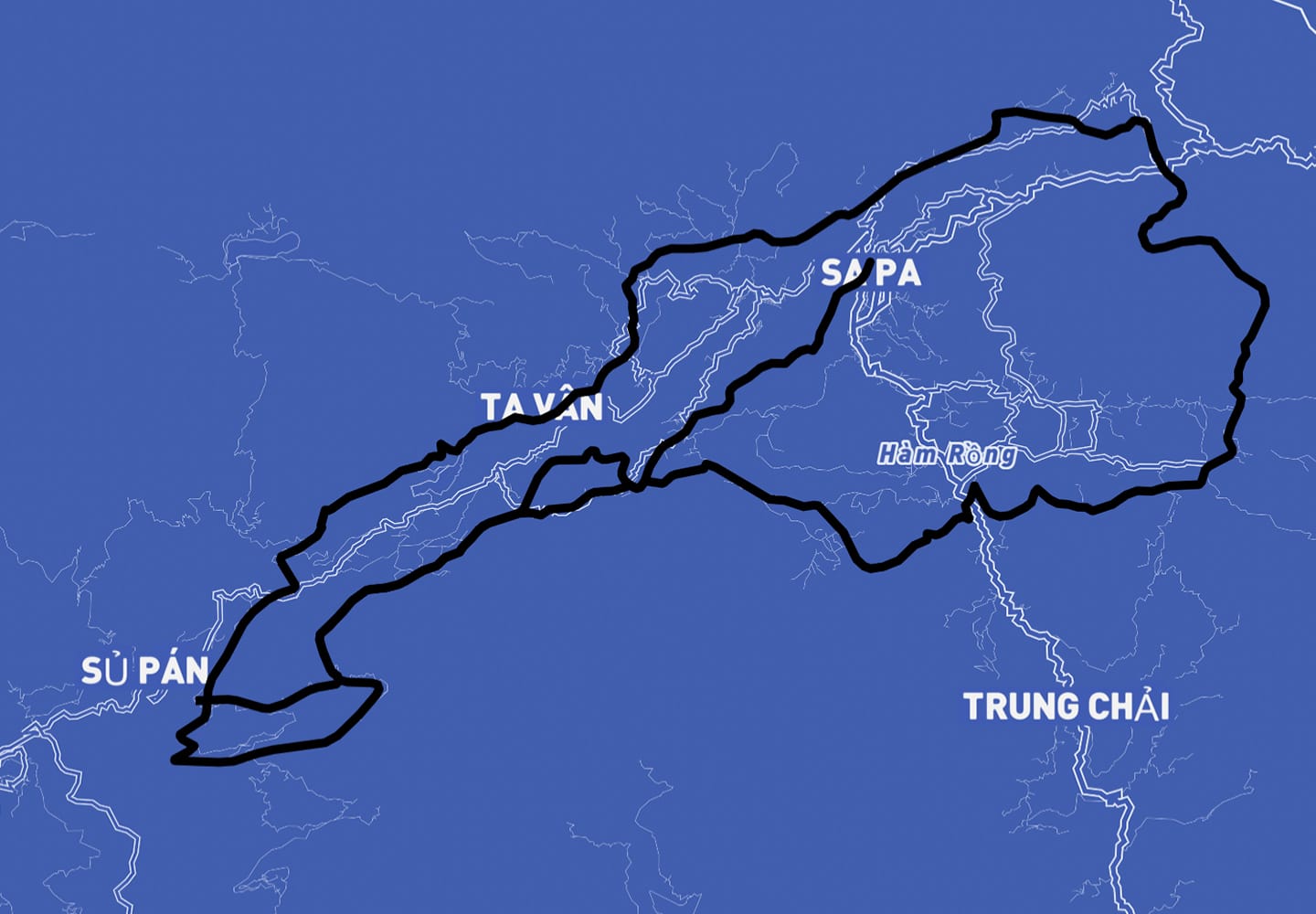 AvoMap base map style 9 — animated route preview