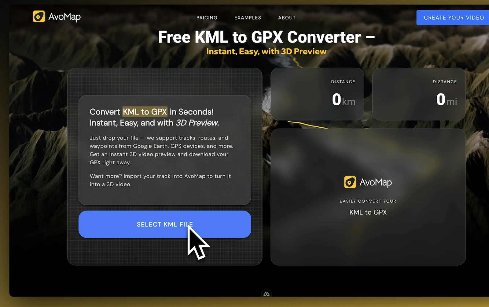 Step 1: Pick the GPX file