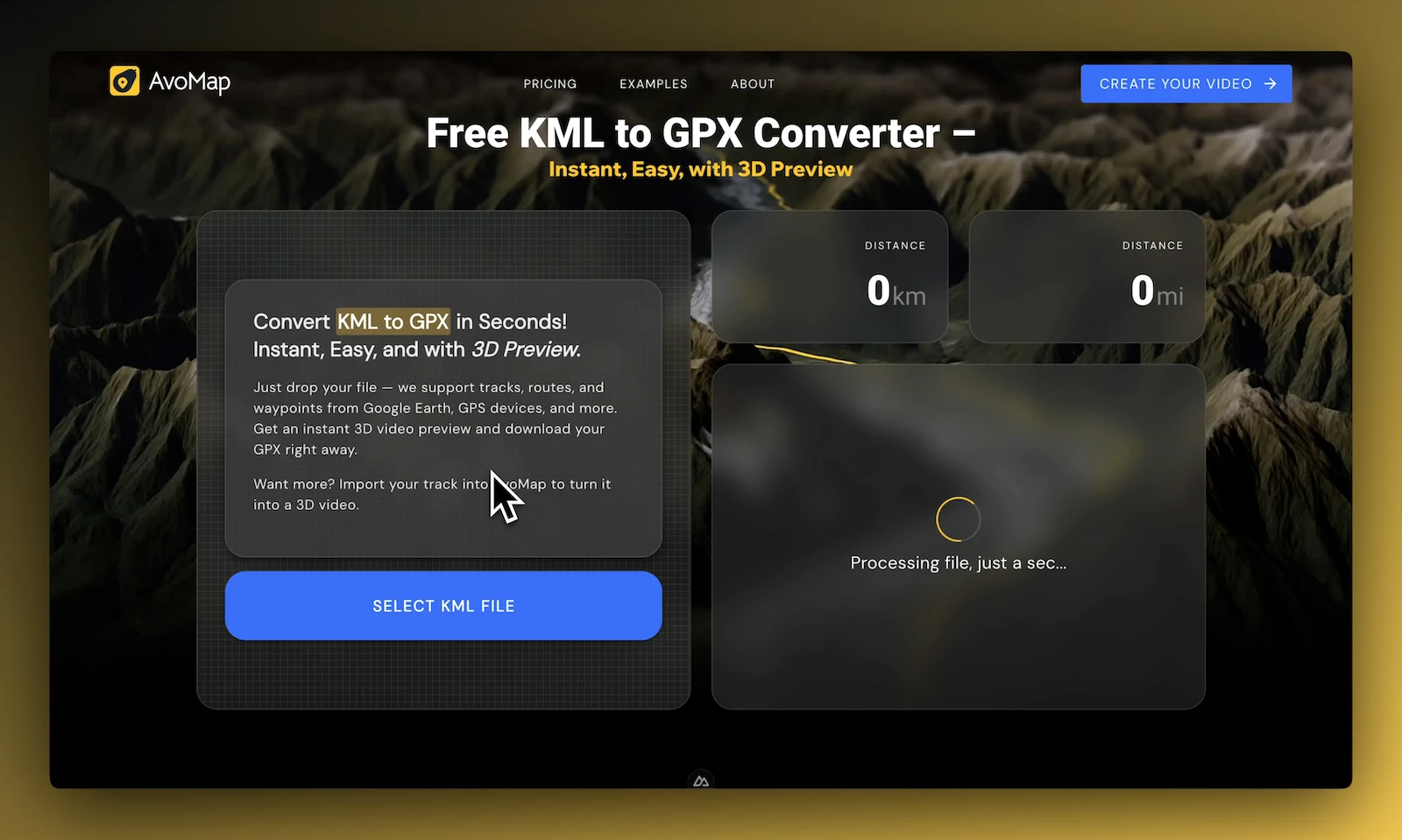Step 3: Download the KML file